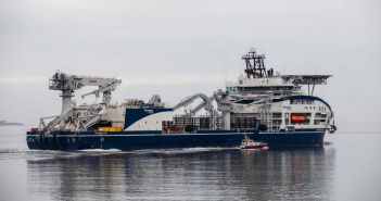 Sofia-Windpark spielt Schlüsselrolle bei britischen Klimaschutzzielen Sofia: Bau der Unterwasserinfrastruktur für größtes Offshore-Windprojekt hat (Foto: RWE.)