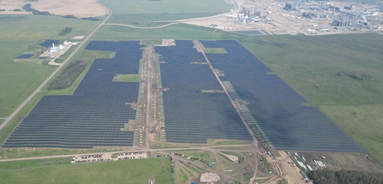 Solarpark Joffre in Alberta: Beitrag zur sauberen Energieversorgung (Foto: GOLDBECK SOLAR GmbH)